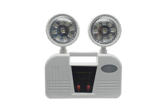 3h Długość 6W Twin Head Emergency Light AC 85-265V ABS