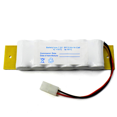 SC1800mah Znak wyjścia awaryjnego Akumulator 7,2 V Ni Cd Akumulator;