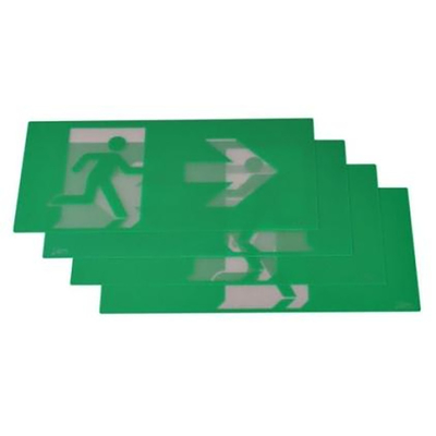 1.5Ah Oprawa wpuszczana Światło awaryjne Trad Exit Light Białe 4W EGS4R