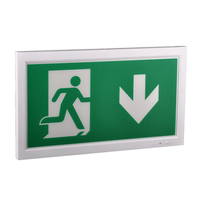 Wewnętrzna bateria litowo-jonowa R Lampa awaryjna LED Exit White 4W 50lm