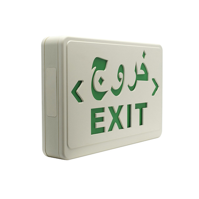 6500K Bateria litowo-jonowa Awaryjne światło Białe 3W LED Exit Light