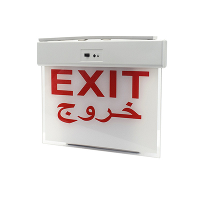 Wewnętrzna bateria litowo-jonowa R Lampa awaryjna LED Exit Biały 3W 300lm