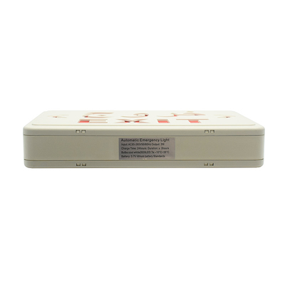 ABS PC Czerwona dioda LED Znak wyjścia awaryjnego AC220V 50Hz Z baterią litową