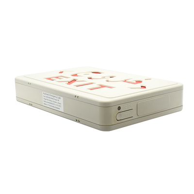 ABS PC Czerwona dioda LED Znak wyjścia awaryjnego AC220V 50Hz Z baterią litową