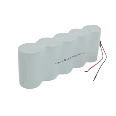 NiCD awaryjne światło wyjściowe baterie D4000mAh 6,0 V bezpieczne bok po bok