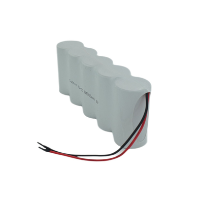 NiCD awaryjne światło wyjściowe baterie D4000mAh 6,0 V bezpieczne bok po bok