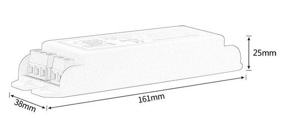 RoHS Emergency Light Battery Packs Inverter Typ utrzymywany Emergency Power 5-15W GS-AT815
