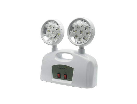 Światło awaryjne podwójnej głowicy 3W AC 85-265V ABS z uchwytem