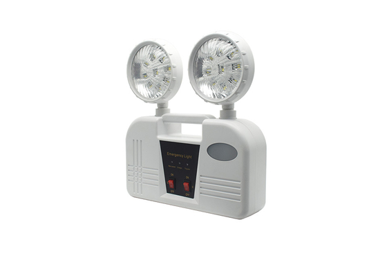 3h Długość 6W Twin Head Emergency Light AC 85-265V ABS