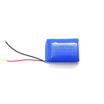 Polimer litowo-jonowy 232738 2700mAh 3.8V z PCB i UL1571 24AWG RED&amp;BLACK