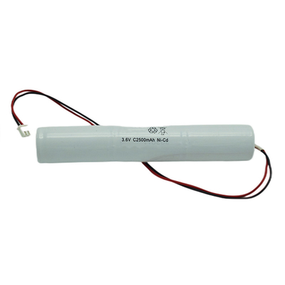 Oświetlenie awaryjne Zamknięta komórka niklowo-kadmowa z IEC 61951 3.6V C2500mAh