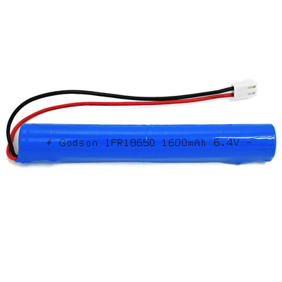 IFR 1600mAh 6.4 Volt 18650 LiFePO4 Baterie typu Stick Łatwe w montażu