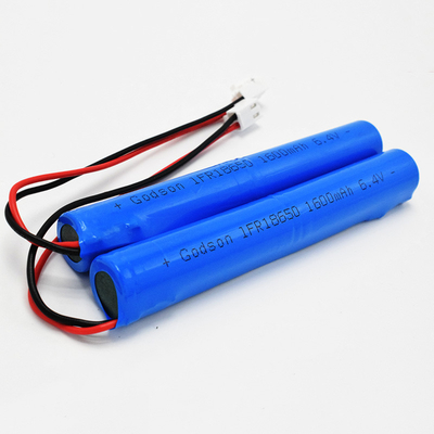 IFR 1600mAh 6.4 Volt 18650 LiFePO4 Baterie typu Stick Łatwe w montażu