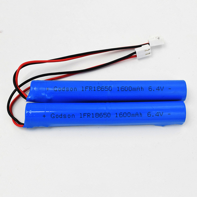 IFR 1600mAh 6.4 Volt 18650 LiFePO4 Baterie typu Stick Łatwe w montażu