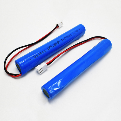 IFR 1600mAh 6.4 Volt 18650 LiFePO4 Baterie typu Stick Łatwe w montażu
