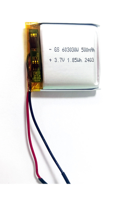 Polimer litowo-jonowy 603030 500mAh 3.7V z PCM