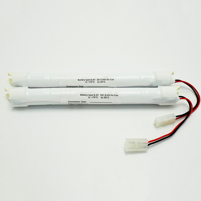 Nicad awaryjne oświetlenie bateria z dobrym bezpieczeństwem SC1800mAh 6.0V