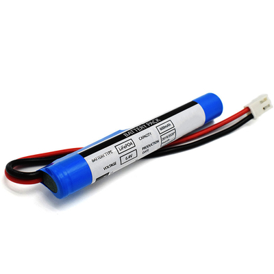 Oświetlenie awaryjne 600mAh 6,4 Volt LiFePO4 Baterie typu Stick