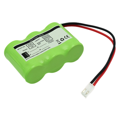 3S1P Side By Side Typ 3.6V Ni-Mh C4700mAh Wysokotemperaturowa Akumulacja OEM PVC