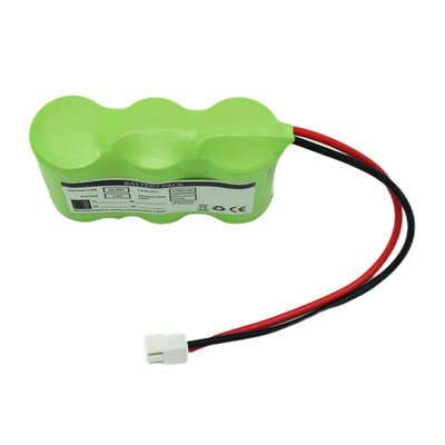 3S1P Side By Side Typ 3.6V Ni-Mh C4700mAh Wysokotemperaturowa Akumulacja OEM PVC