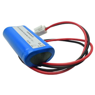 OEM SBS Typ IFR 14500*2 Komórka 1.2Ah 3.2V LiFePO4 Akumulatory oświetlenia awaryjnego 10-20mm Połączenie drutu