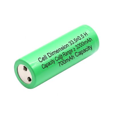 Cell Dimension 33.5±0.5 H Emergency Exit Sign Battery Capacity Range ≥ 3200mAh 700mAh Capacity