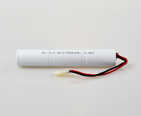 Akumulator NiCd 0,1C 3,6 V SC1700 mAh Lekki ciężar ogniwa