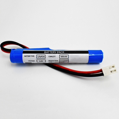 Akumulator LiFePO4 typu Stick 6,4 V 600 mAh Złącze JST VH 2P