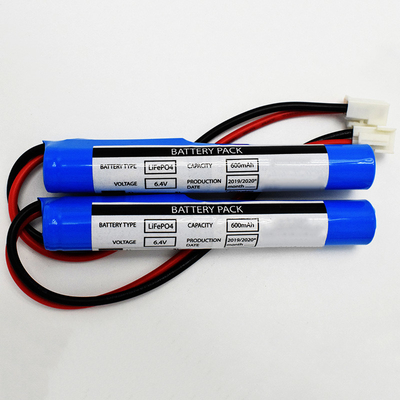 Akumulator LiFePO4 typu Stick 6,4 V 600 mAh Złącze JST VH 2P