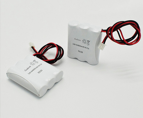 Aa900mah Baterie światła awaryjnego wyjścia Akumulator JST XHP 2P NiCd