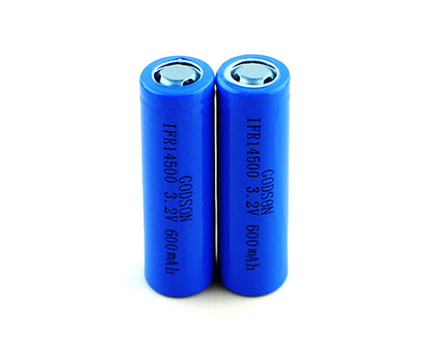 CC CV Ładowanie akumulatora 12 V LiFePO4 IFR14500 Akumulator 3,2 V 600 mAh Pojedyncze ogniwo