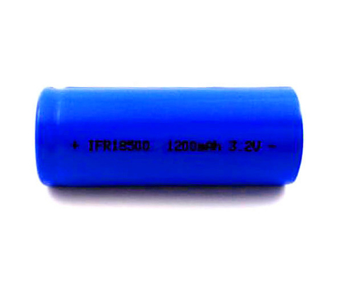 Cylindryczne ogniwa LiFePO4 wychodzą z lekkiego akumulatora 18500 3,2 V 1200 mAh