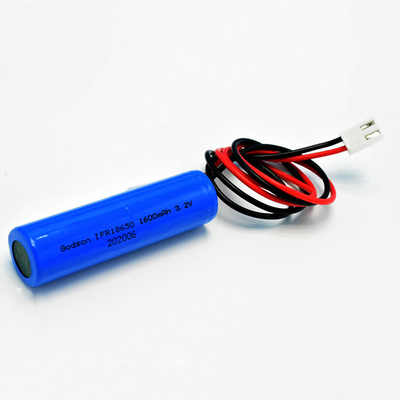 Cylindryczne baterie przeciwpożarowe LiFePO4 IFR18650 1600mAh 3,2V