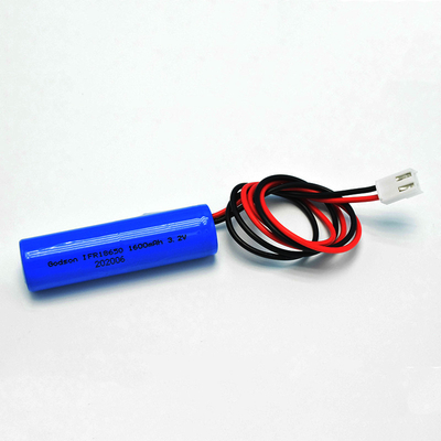 Cylindryczne baterie przeciwpożarowe LiFePO4 IFR18650 1600mAh 3,2V