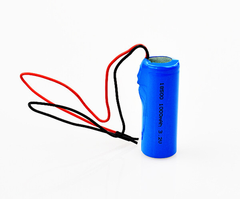 LiFePO4 Litowa bateria z sygnałem wyjścia awaryjnego 18500 3.2V 1000mAh