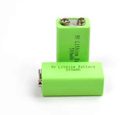 Akumulator litowo-żelazny awaryjny Akumulator litowy 500 mAh 9 V z USB