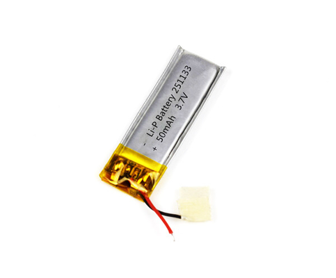 Bateria litowo-polimerowa 251133 50 mAh 3,7 V z dobrą żywotnością