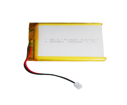 Środowiskowa bateria 2000 mAh 45g 3,7 V litowo-polimerowa 505063