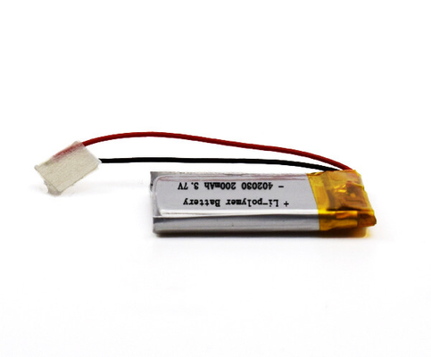 200 mAh Akumulator litowo-jonowy Światło awaryjne 402030 3,7 V 10 g