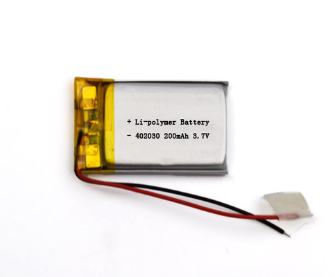 200 mAh Akumulator litowo-jonowy Światło awaryjne 402030 3,7 V 10 g