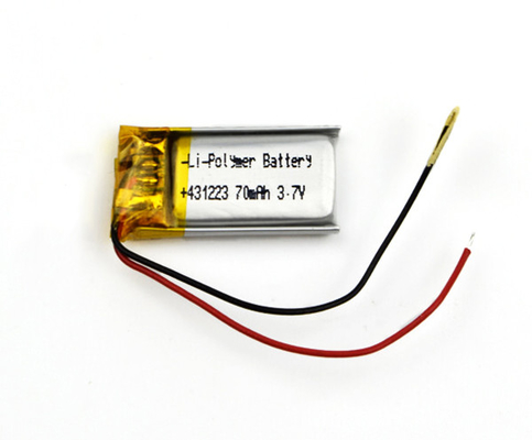 Akumulator litowo-polimerowy 3,7 V 70 mAh Akumulator litowo-polimerowy 431223