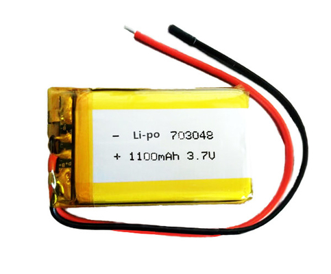 703048 Akumulator litowo-jonowy Światło awaryjne 1100 mAh 3,7 V 33 g