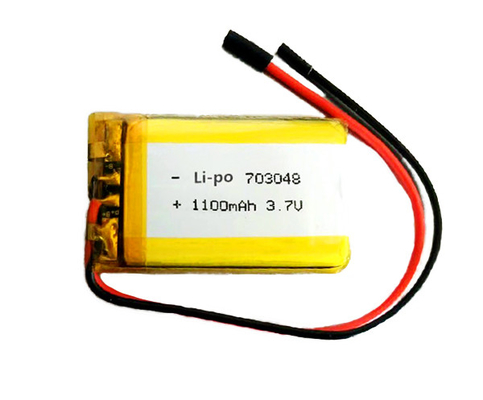 703048 Akumulator litowo-jonowy Światło awaryjne 1100 mAh 3,7 V 33 g
