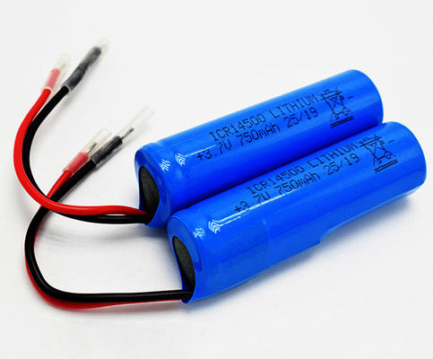 750mAh 3.7V ICR14500 Bateria litowa Bezwonna z płaszczem z PVC