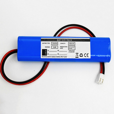 Lifepo4 litowe baterie przeciwpożarowe 18650 12,8 V 1600 mAh