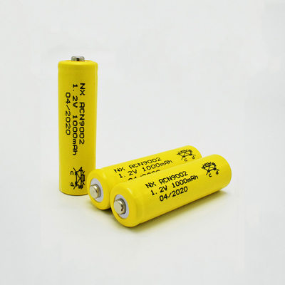Akumulator 1,2 V Ni Cd Oczekiwana żywotność 5 lat AA1000 mAh Typ sztyftu