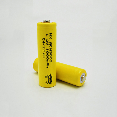 Akumulator 1,2 V Ni Cd Oczekiwana żywotność 5 lat AA1000 mAh Typ sztyftu