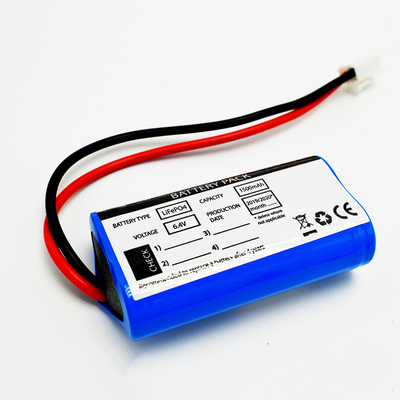 Akumulator litowy 18650 awaryjny LiFePO4 6.4V 1500MAh Akumulator
