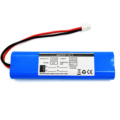 Akumulator oświetlenia awaryjnego LiFePO4 3000 mAh Akumulator 6,4 V Niebieski PVC