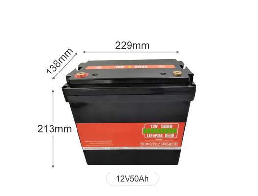 OEM bateria litowa 12v 50Ah z akumulatorem słonecznym z głębokim cyklem
